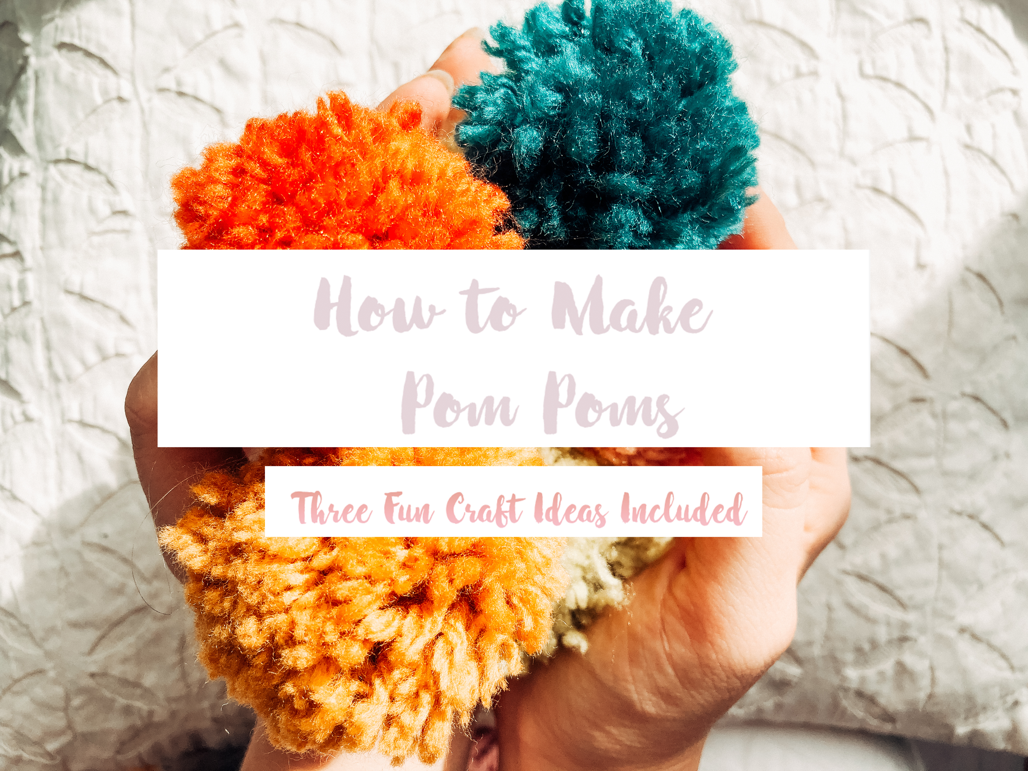 How to Make PomPoms (3 Additional Projects Included!) 11 Steps (with Pictures) Instructables