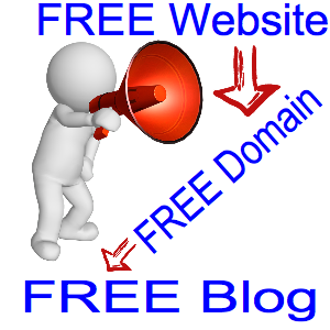 3 Steps to a FREE Site, FREE Domain, Free Blog Today!
