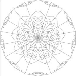 Laser Marquetry From a Photo: Kaleidoscope Algorithm