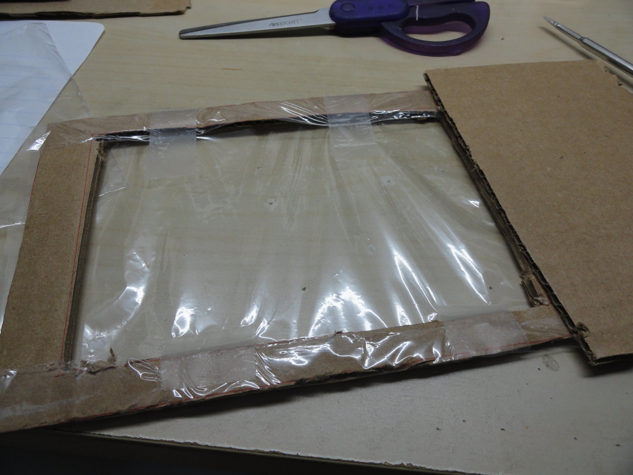 Cardboard Picture Frame 3 Steps Instructables