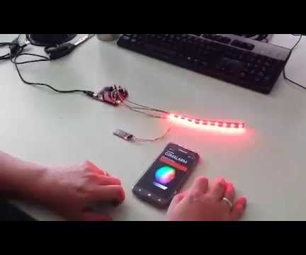 Bluetooth WS2811 Controller with Windows Phone and MSP430G2 Launchpad