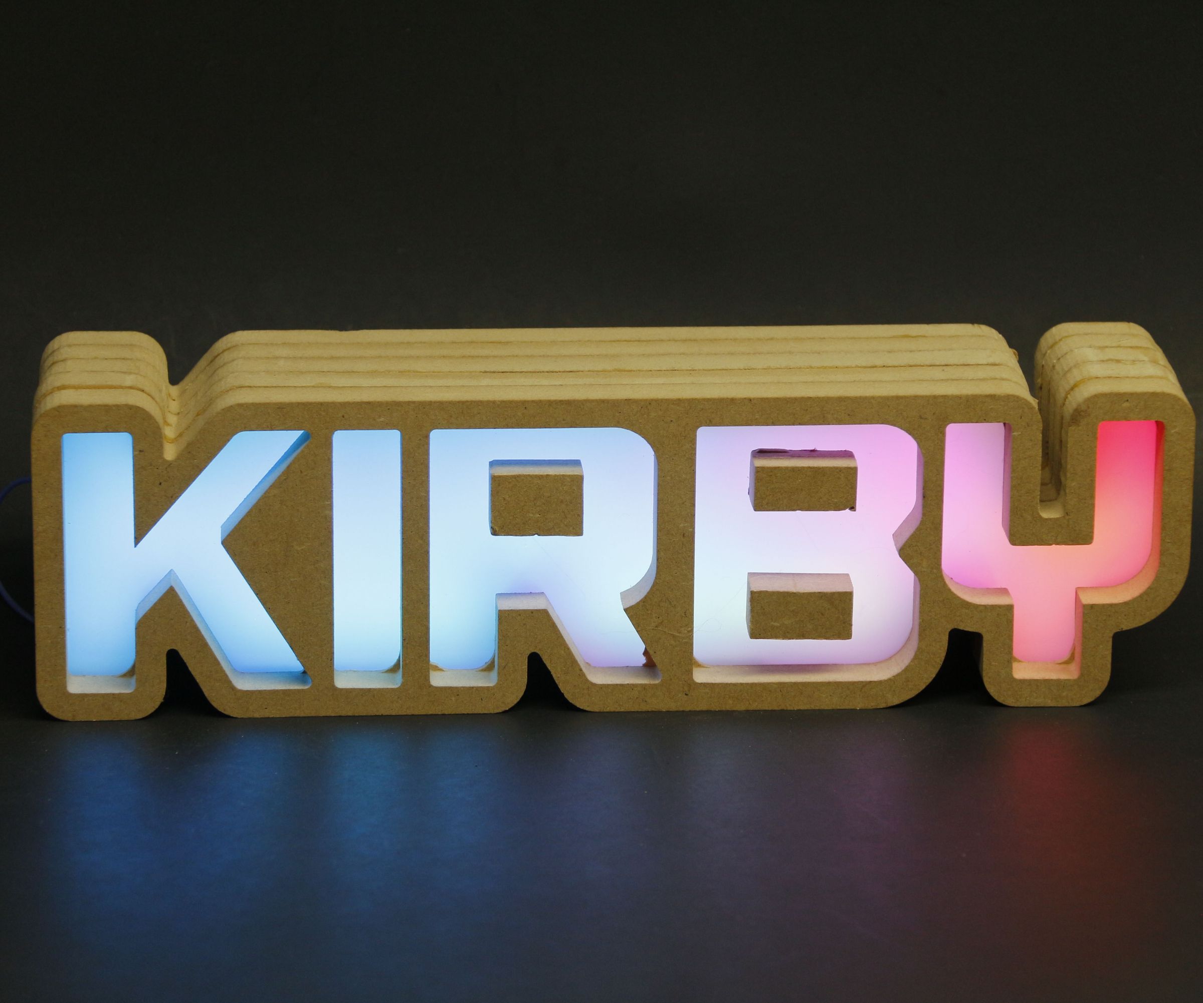 Illuminated Neopixel Sign With IR Remote Control