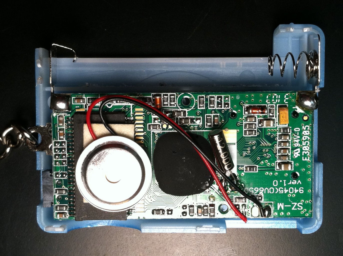 Taking Apart the Keychain Digital Camera