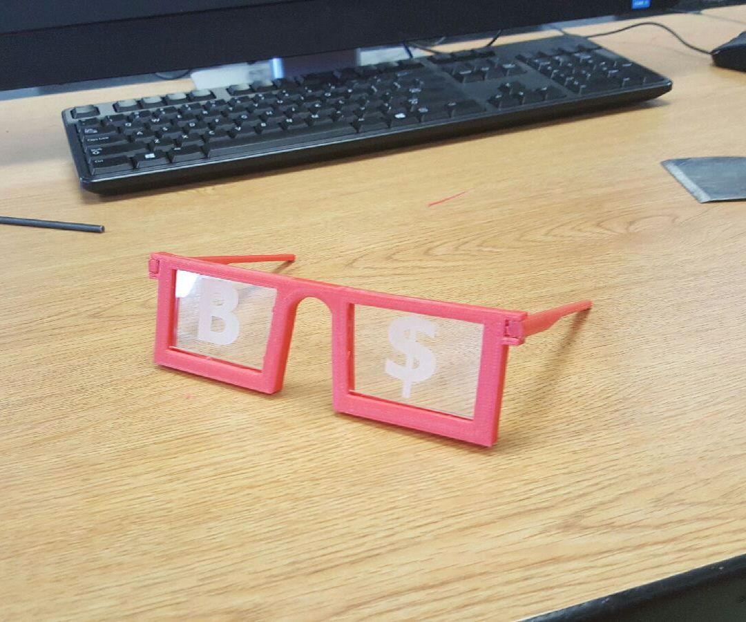 3D-printed Glasses