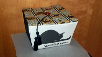 Silk Screened Decorative Box