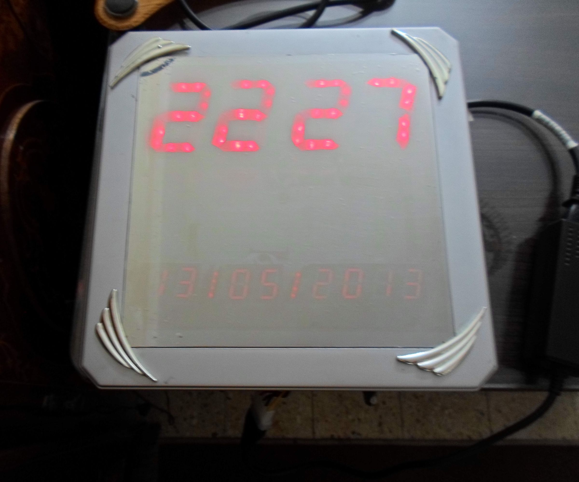 Multi Color Digital Clock