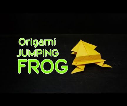 Origami Jumping Frog: How to make Origami Jumping Frog (Traditional Design)