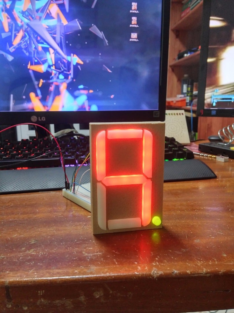 4" Seven Segment Display : 5 Steps (with Pictures) - Instructables