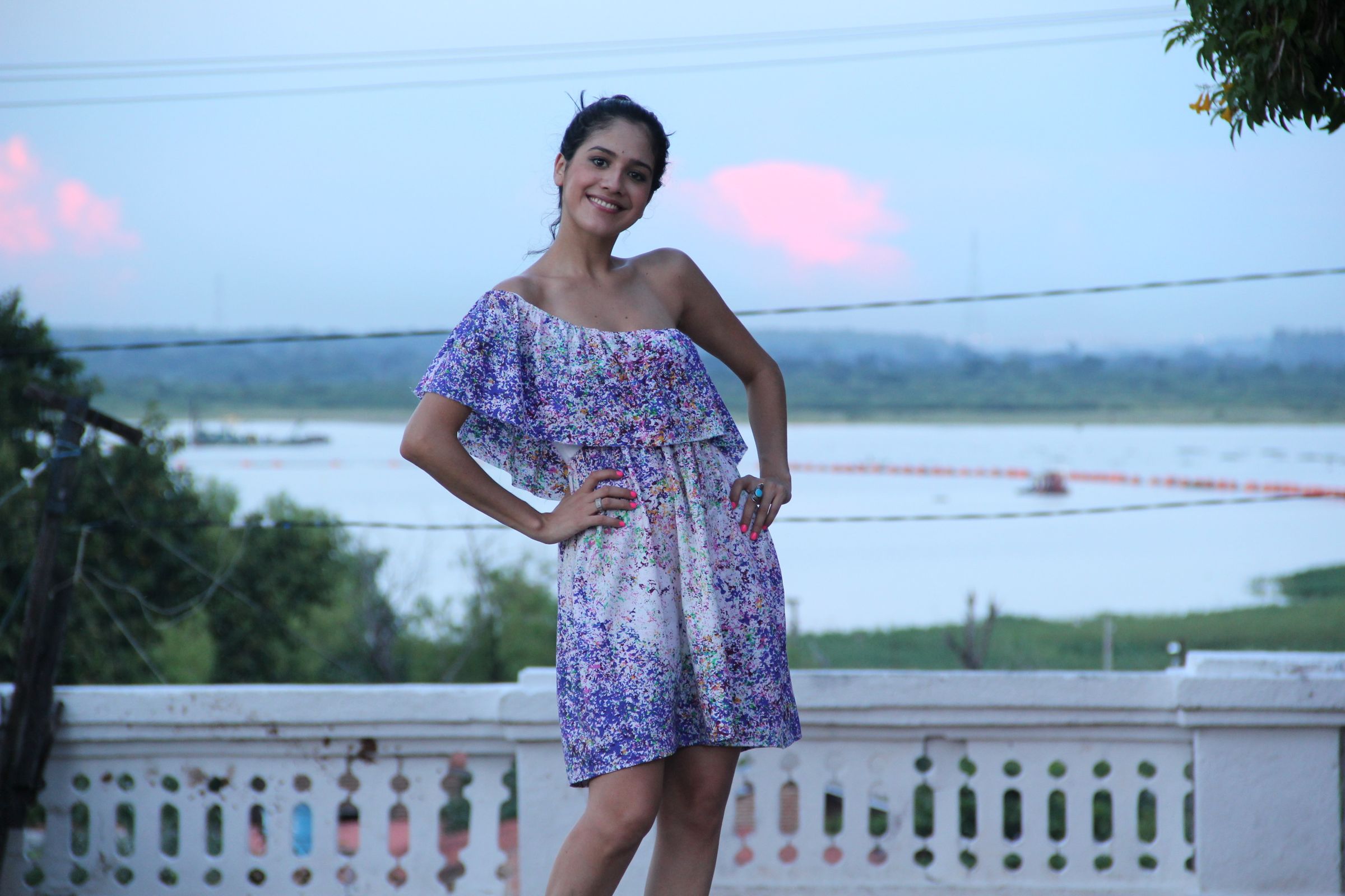 How to Make a One Shoulder Ruffle Dress