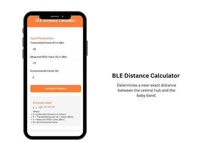Measuring Distance in the Baby Tracking System