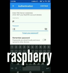 Enter Username and Password