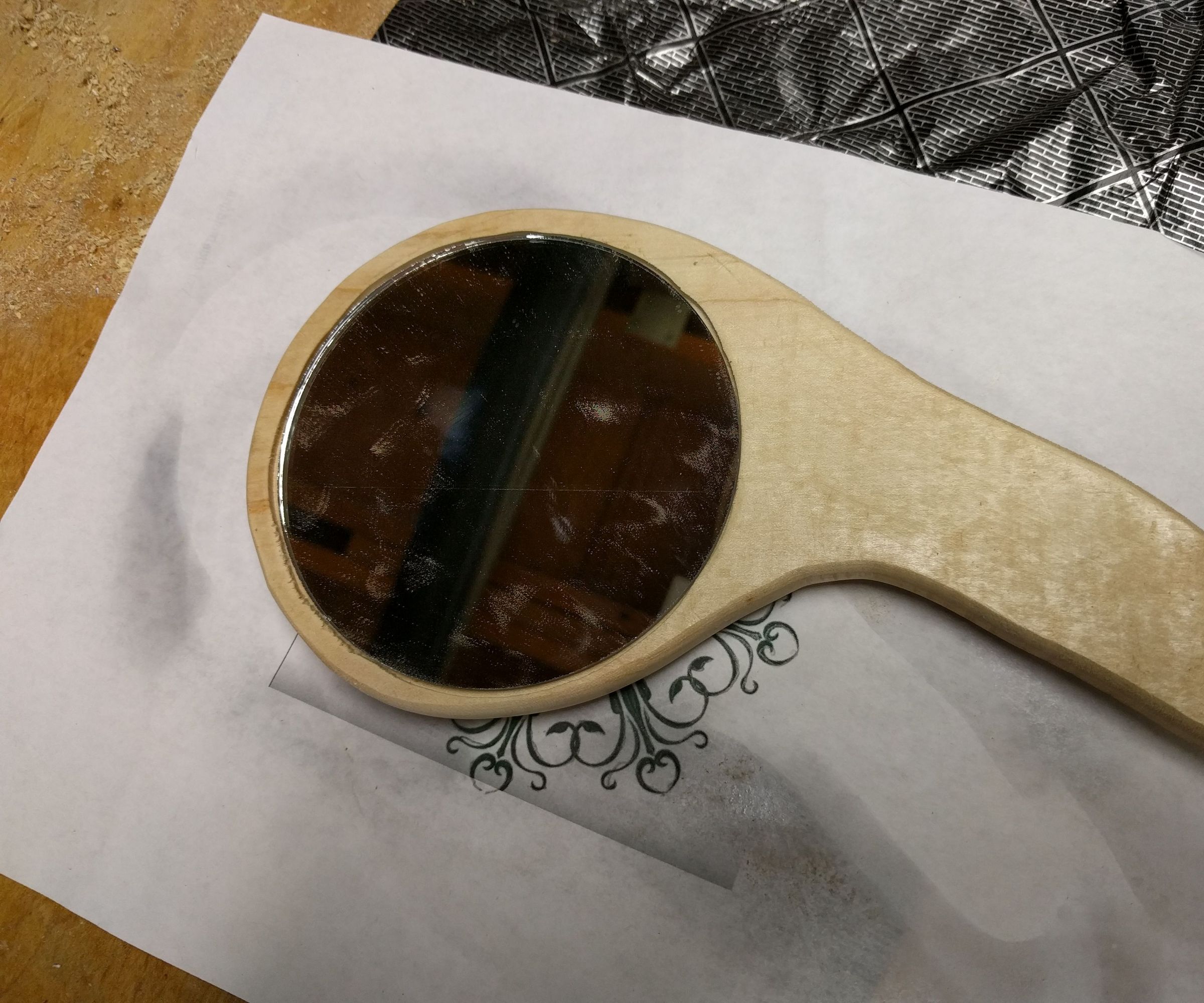 How to Build a Bunch of Hand Held Mirrors.