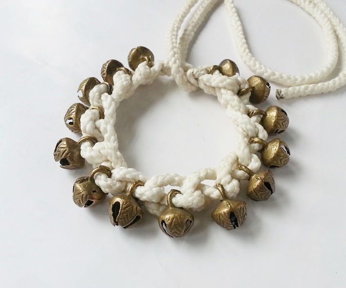 DIY One Layer Ghungur (Anklet)