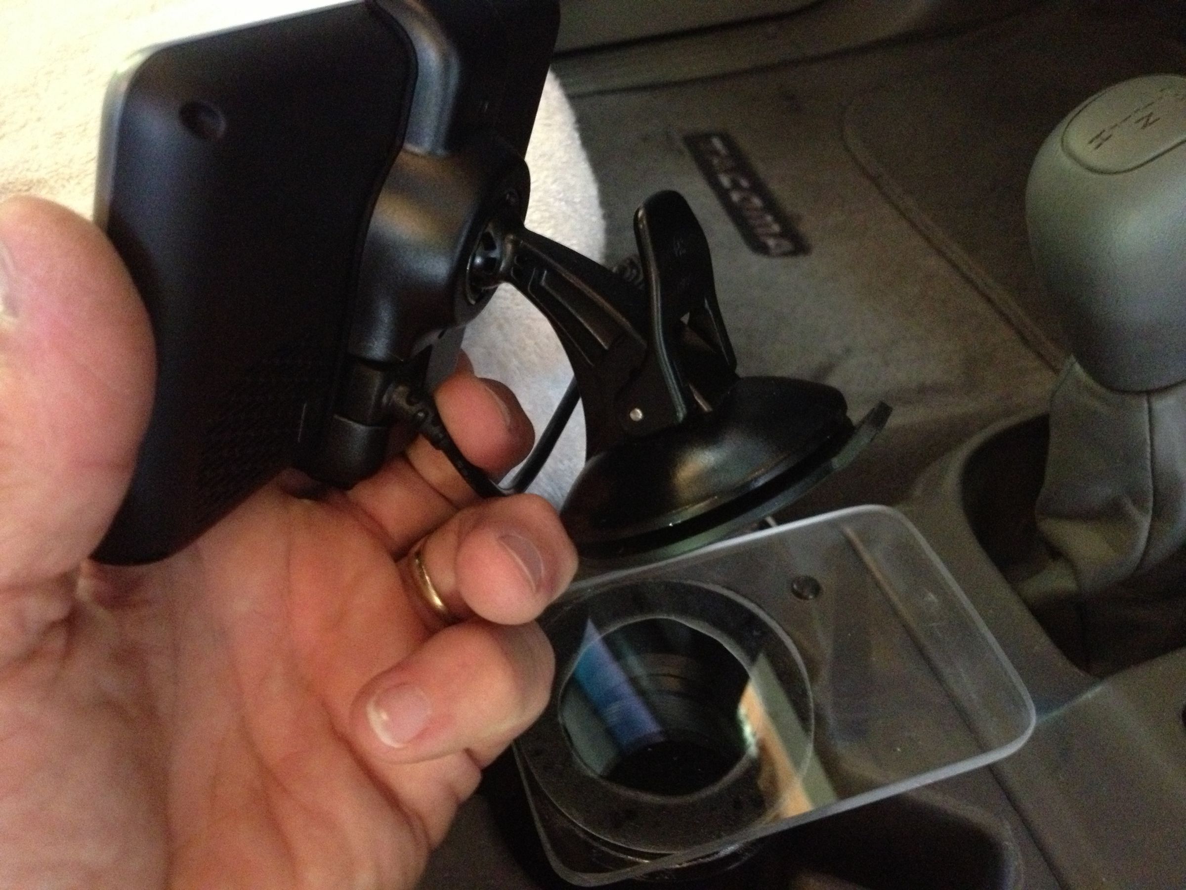 GPS Cup Holder Mount 4 Steps Instructables