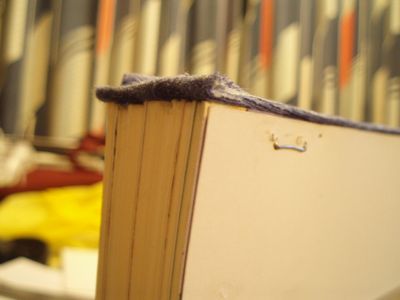 Glueing the Page Spine