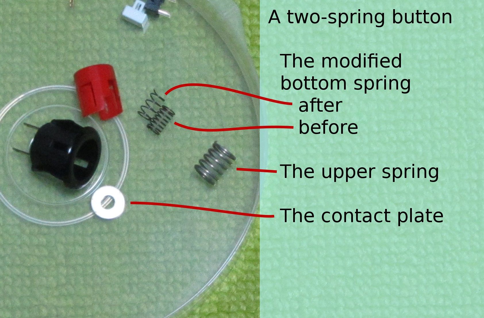 How to make a button more sensitive (for robot sensors)