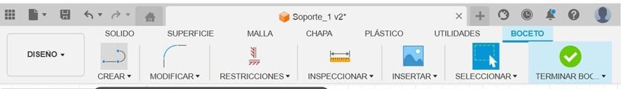 Creación Del Boceto Del Soporte 1