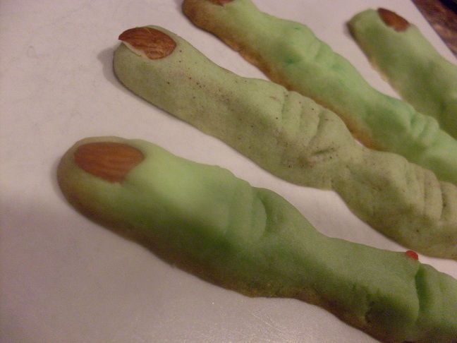Witch Finger Cookies