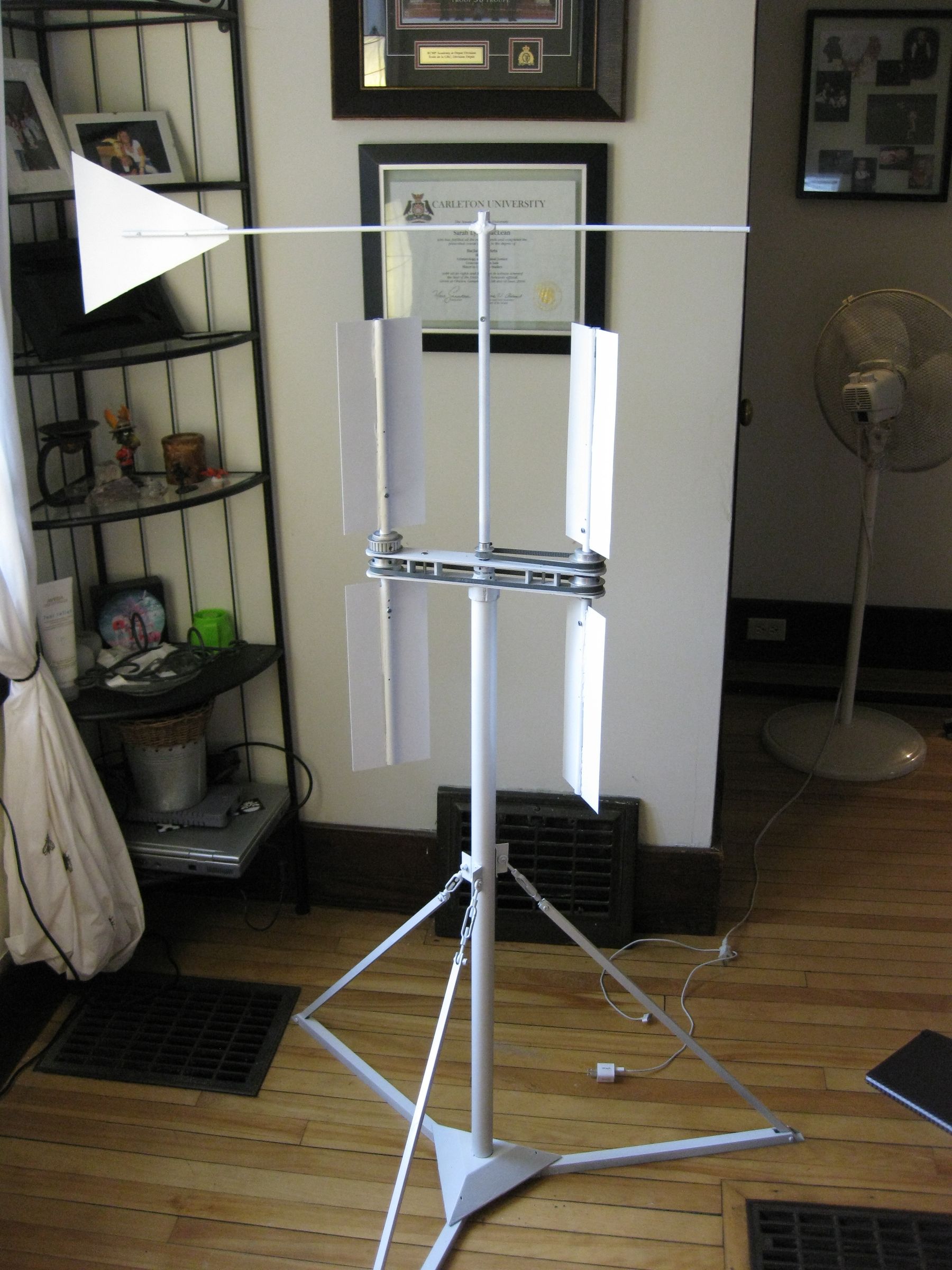 Unique Wind Turbine. Very Adaptable Design, Vawt