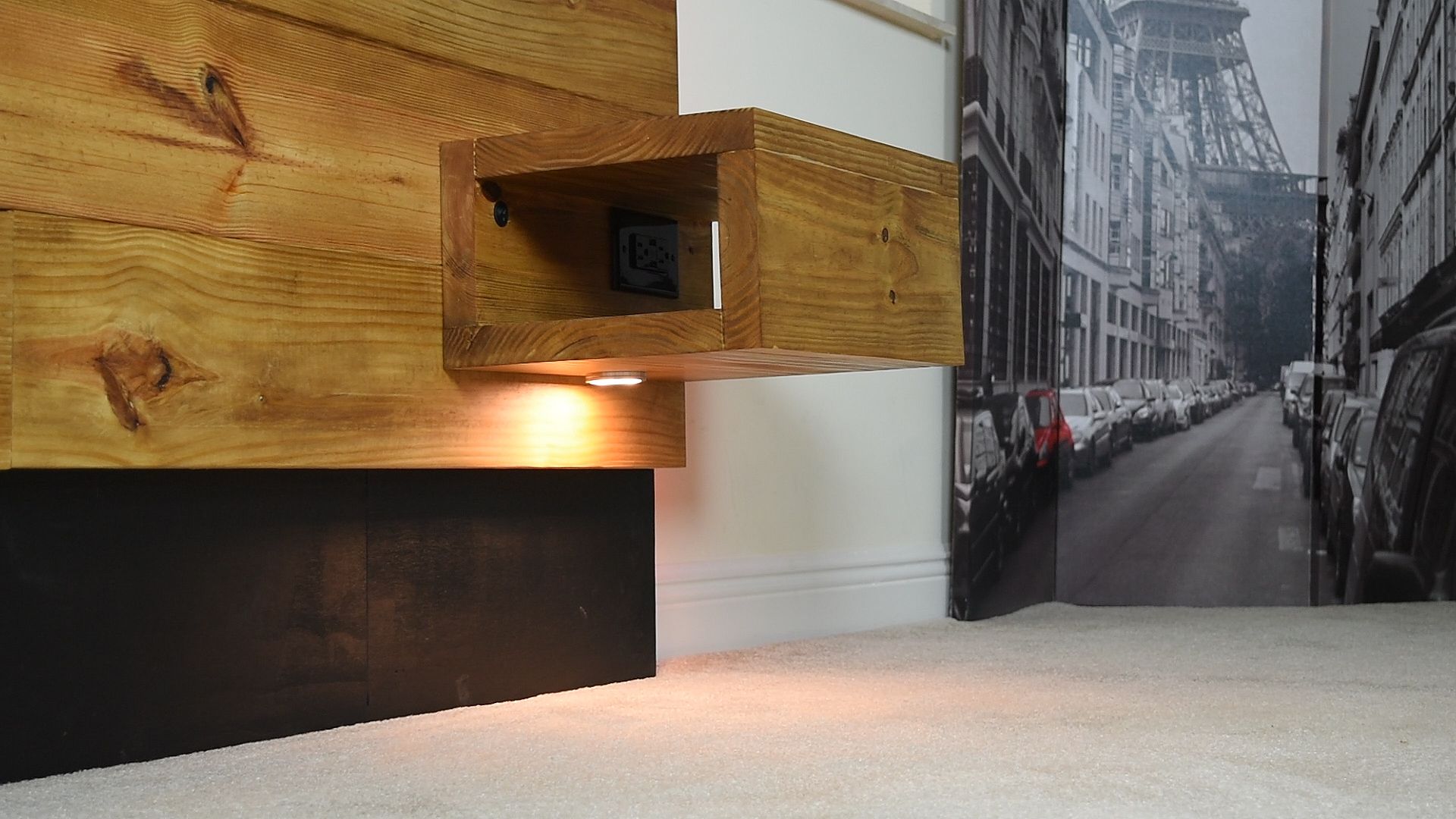 DIY Platform Bed With Floating Night Stands 7 Steps (with Pictures