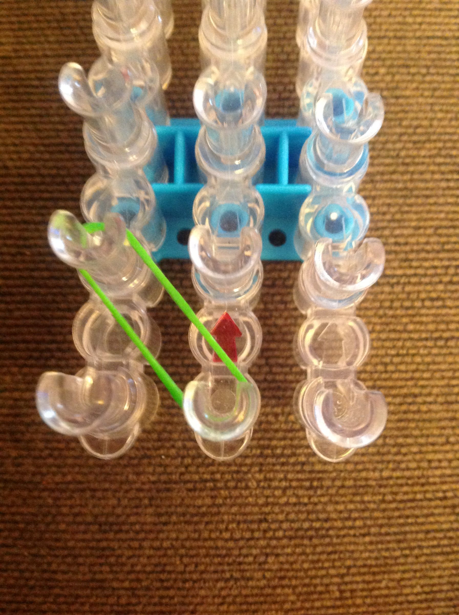 How to Make Rainbow Loom Bracelet Double X Cross *INTERMEDIATE LEVEL* 5 Steps Instructables