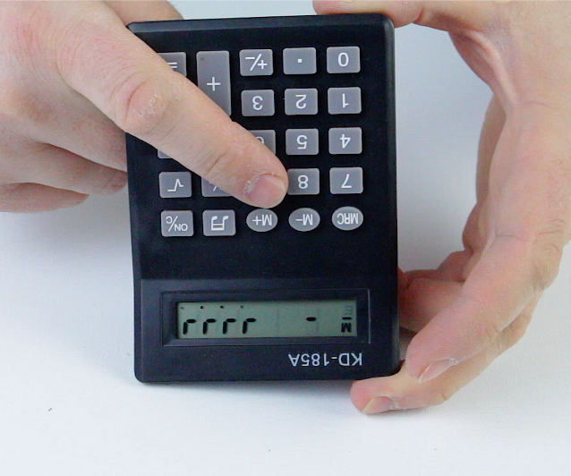 How to Attempt Pixel Recovery on an Electronic Calculator Using a Piezoelectric Element From a