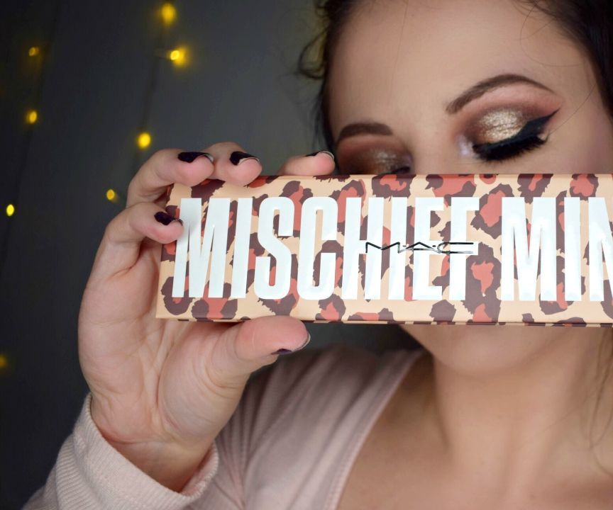 Gold Glam Eye Makeup - Mac - Mischief Minx Tutorial