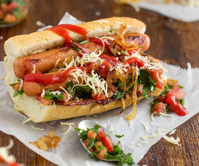 Homemade Hot Dog
