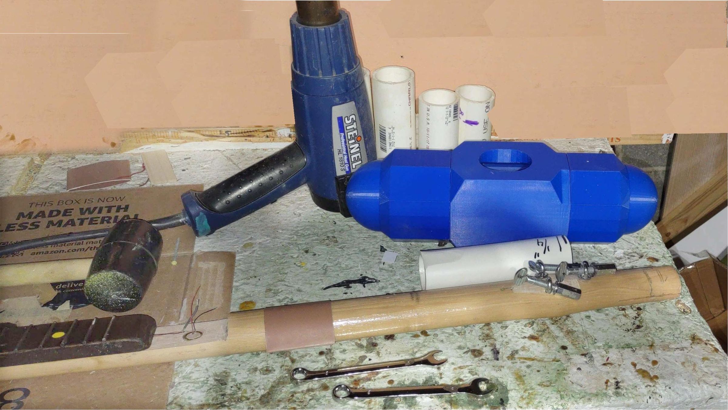 3 String Guitar Made From Hardware Store Parts the Sledgehammer 8