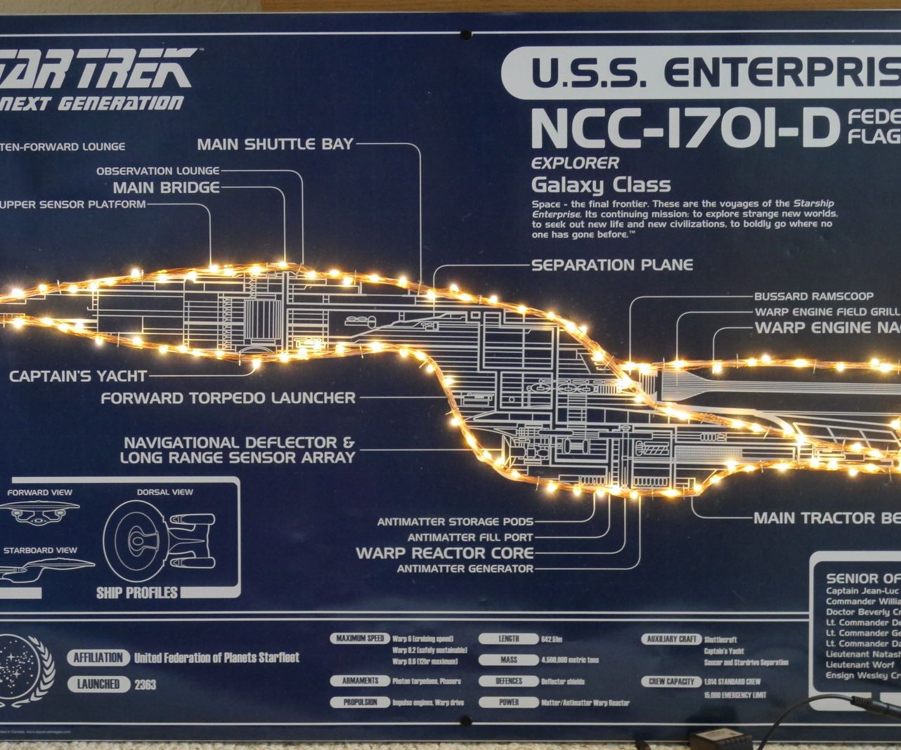 Glowing Enterprise Poster