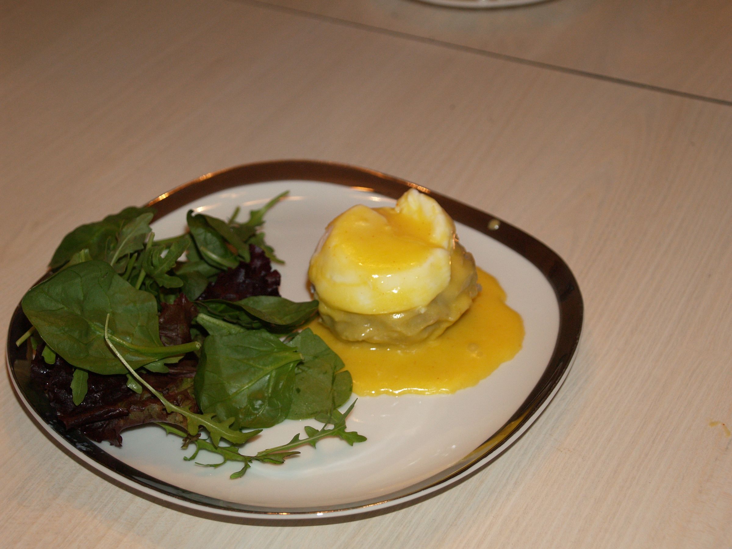 Artichoke Hearts & Eggs Hollandaise
