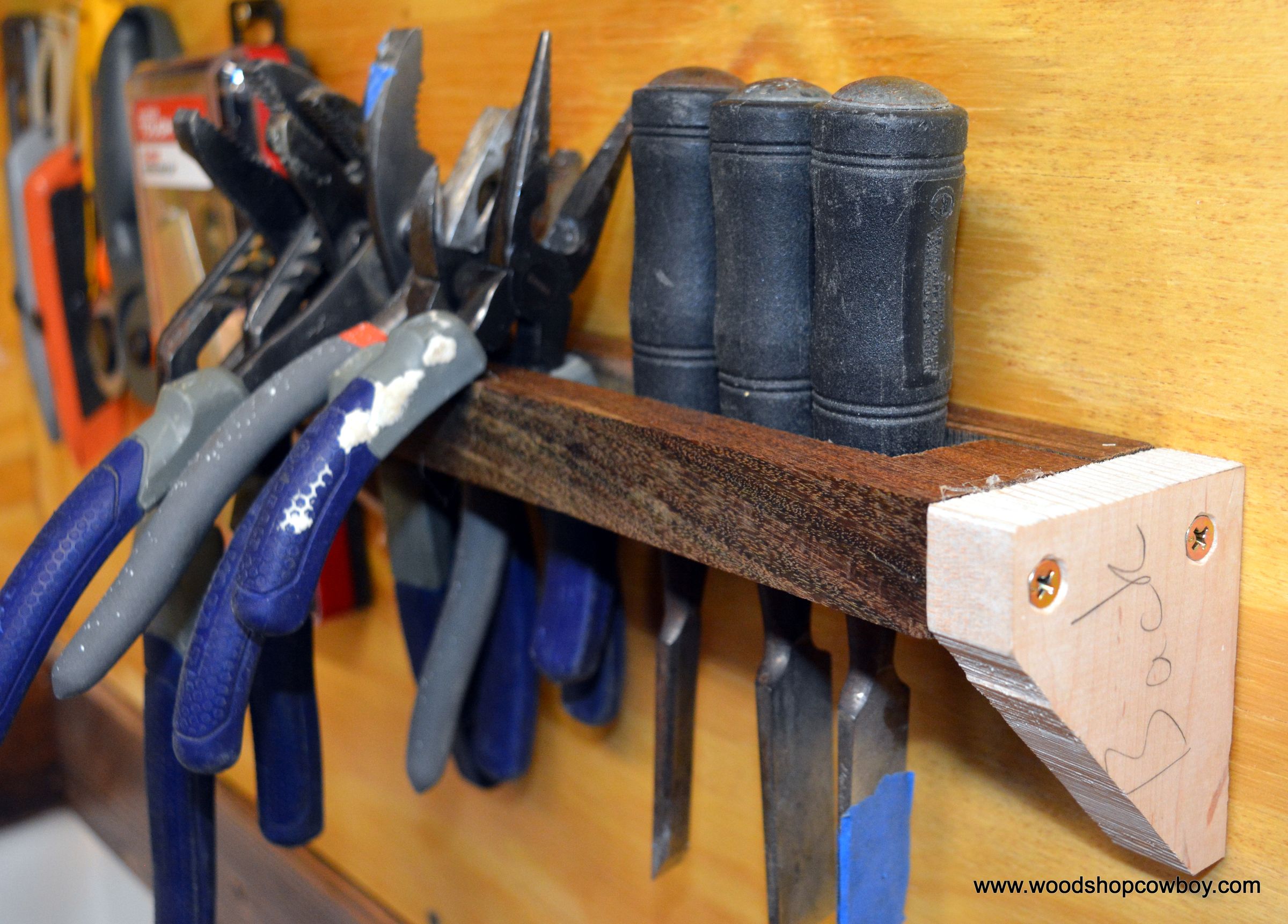 Build a Tool Rack for Your Tool Wall : 4 Steps (with Pictures ...