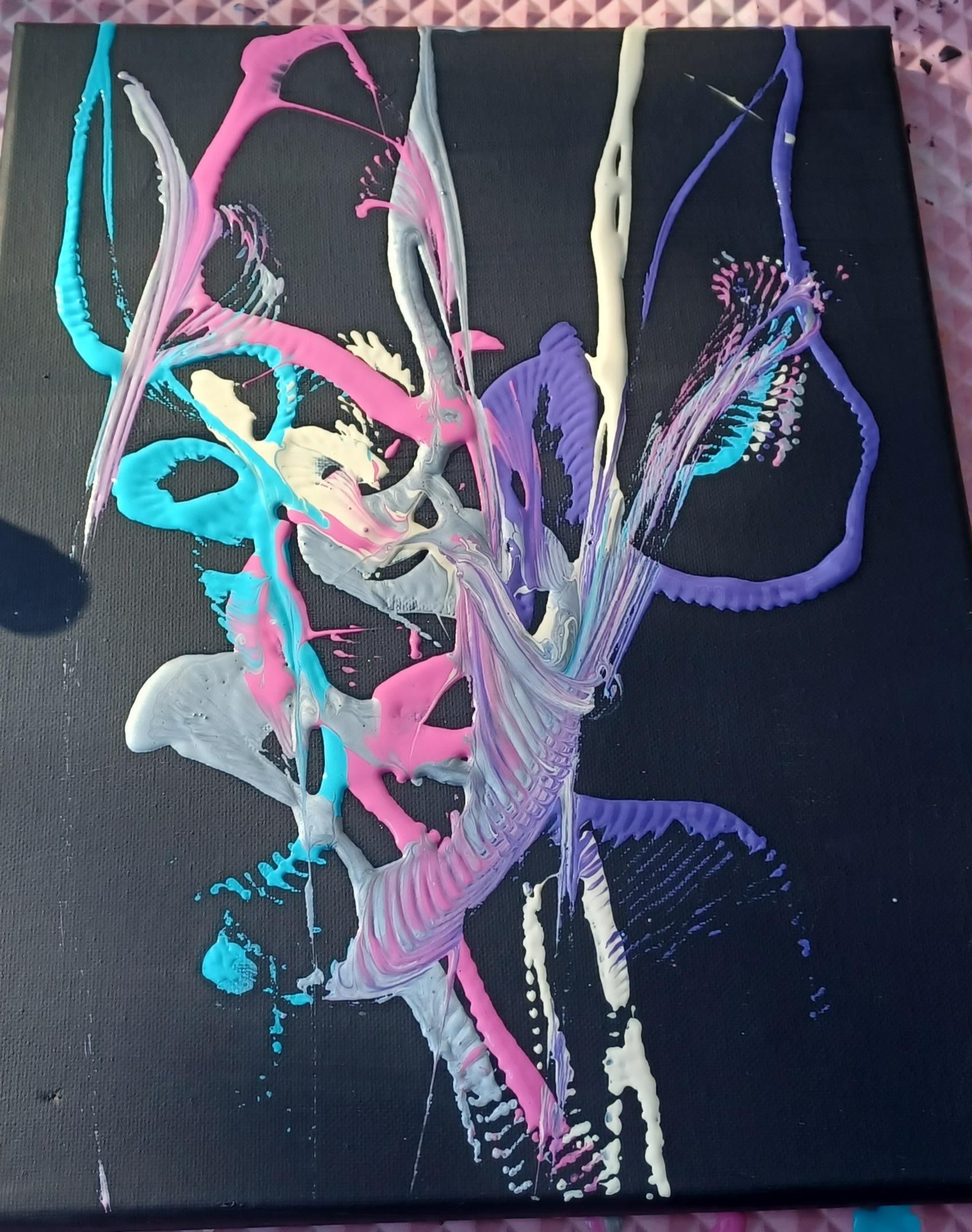 Colorful Coral Painting