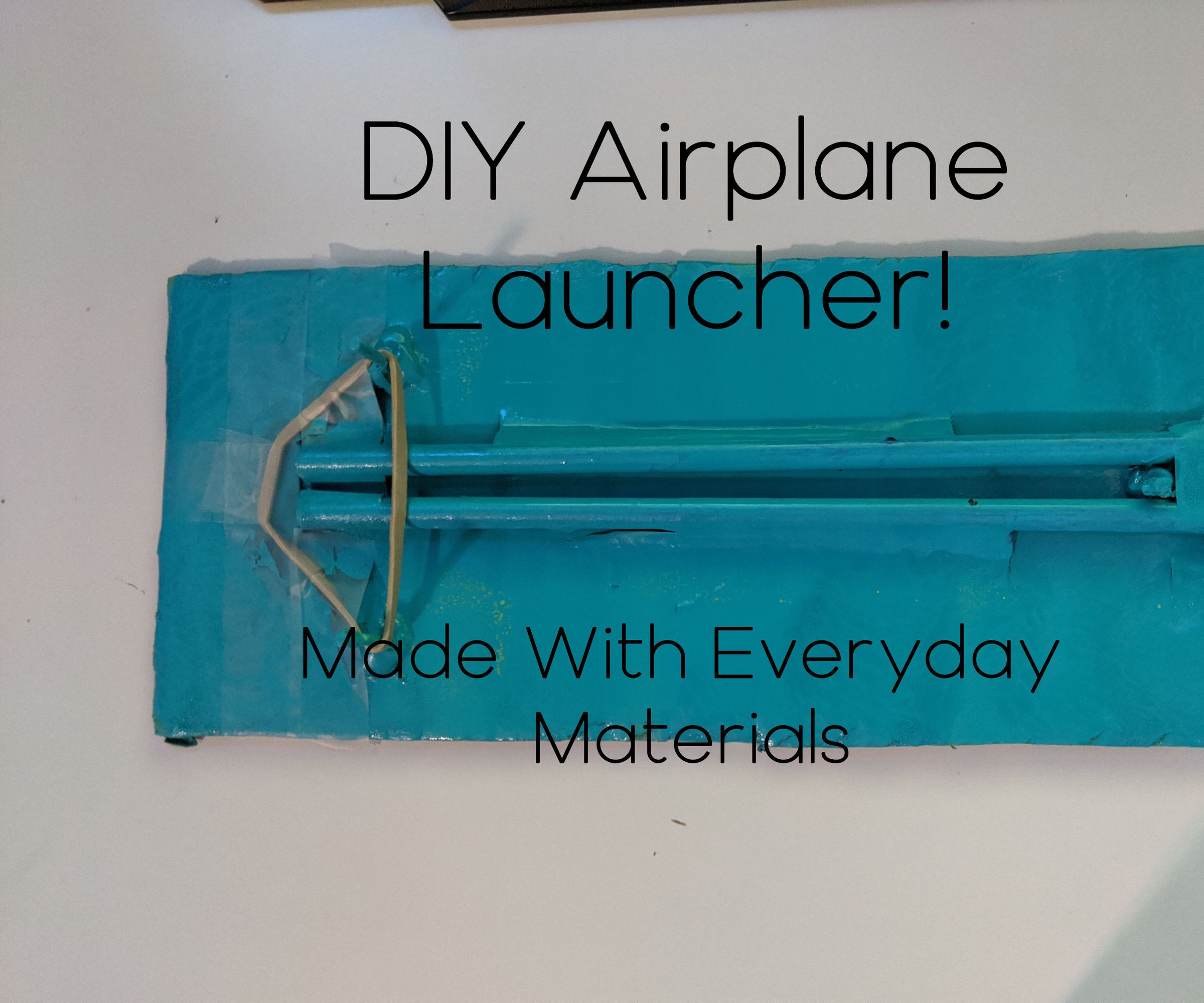 DIY Paper Airplane Launcher