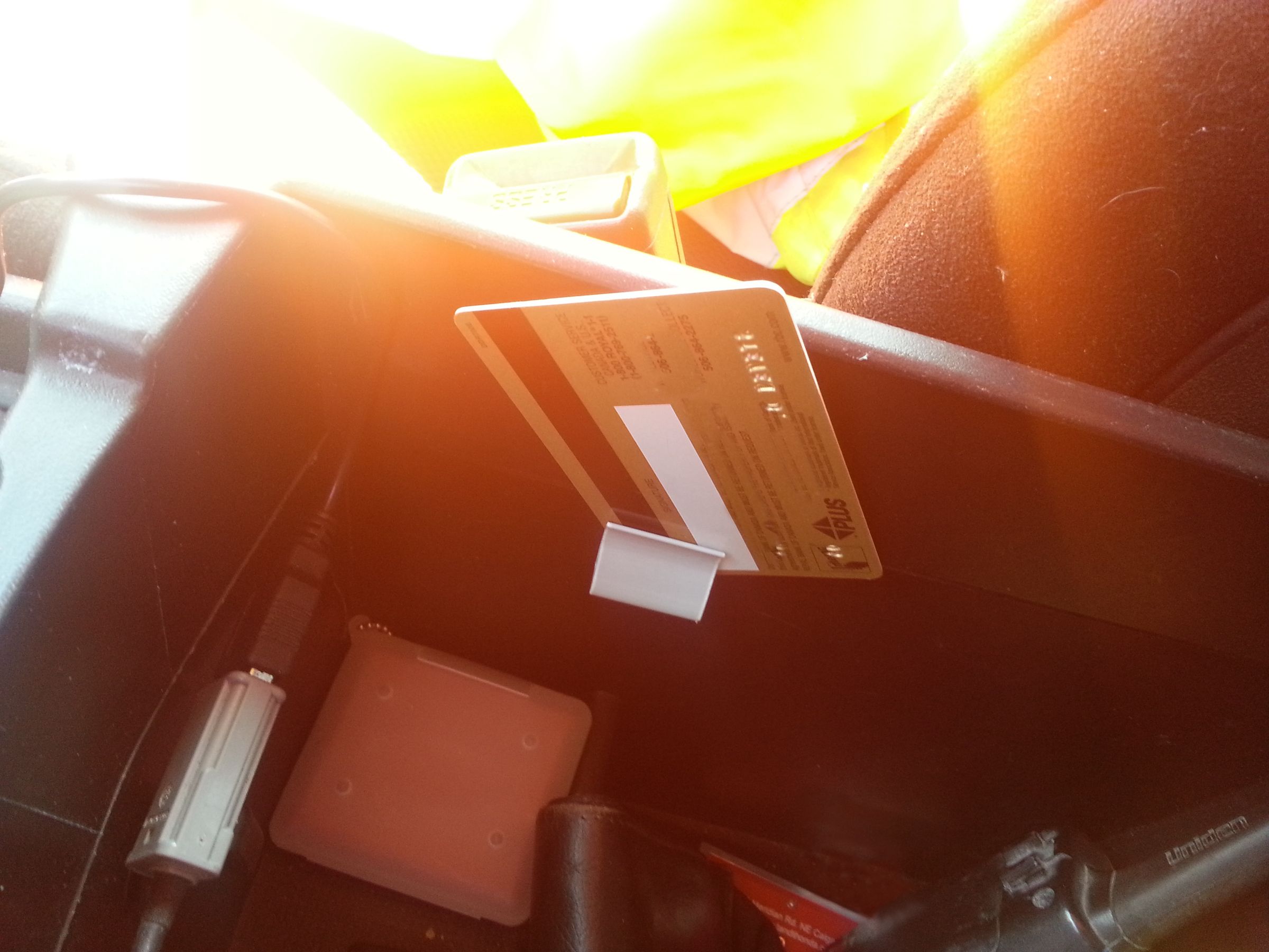 Center Console Card Holders