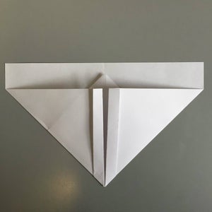Next, Flip the Paper Back Over to the Front, and Create More Cockpit Folds (similar to Step 2) As Shown Below.