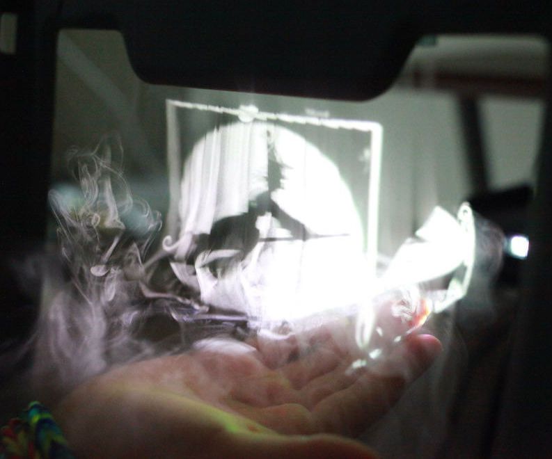 Halloween Fog Screen Photo Frame