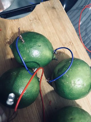 Lemon Batteries: Lighting an LED With Lemons : 3 Steps (with Pictures ...