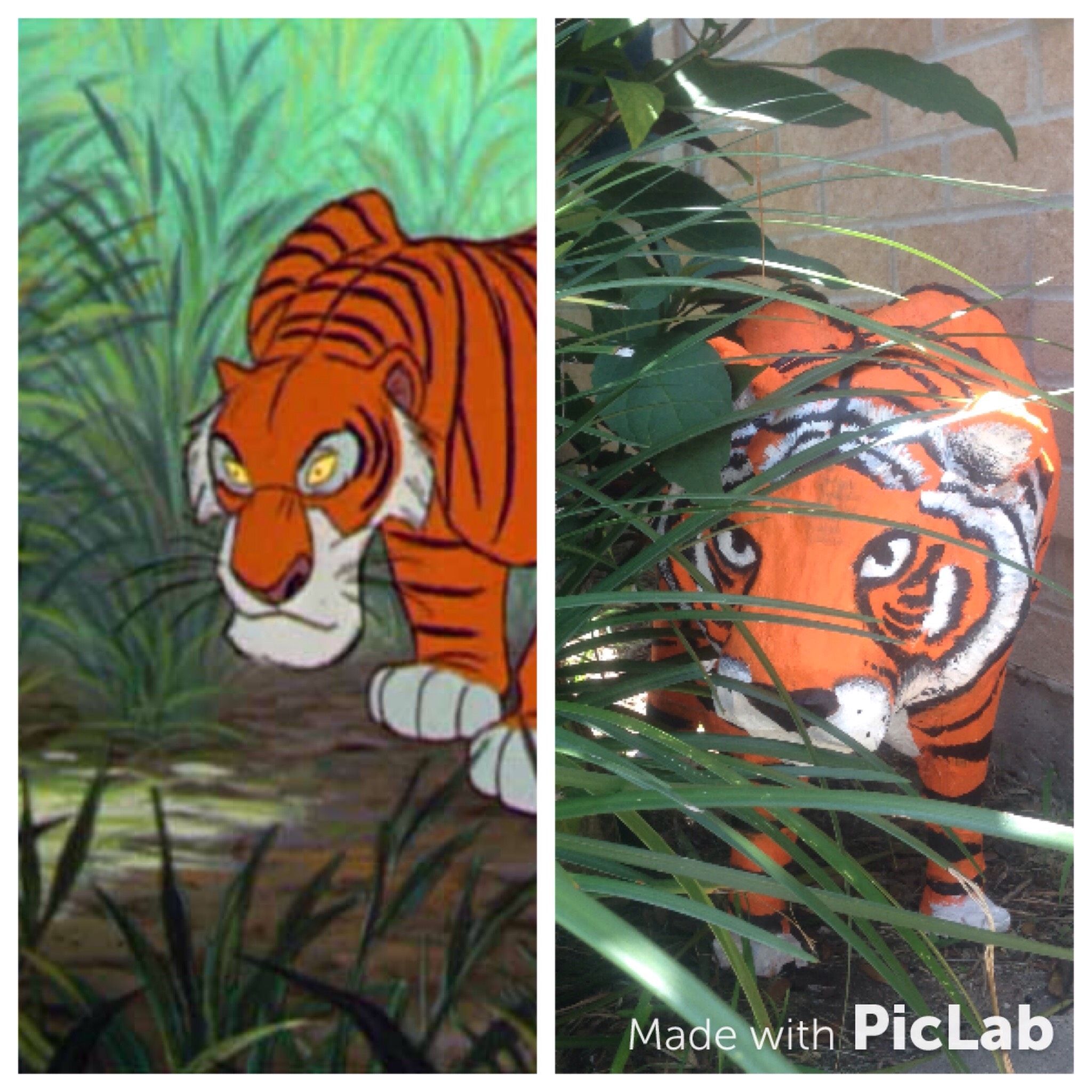 Shere Khan Inspired Paper Mache Model