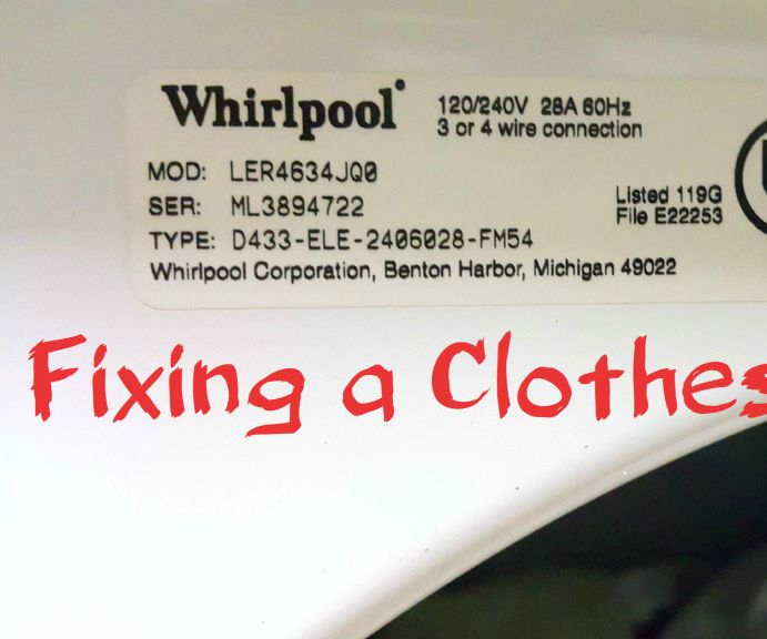Fixing a Clothes Dryer. 