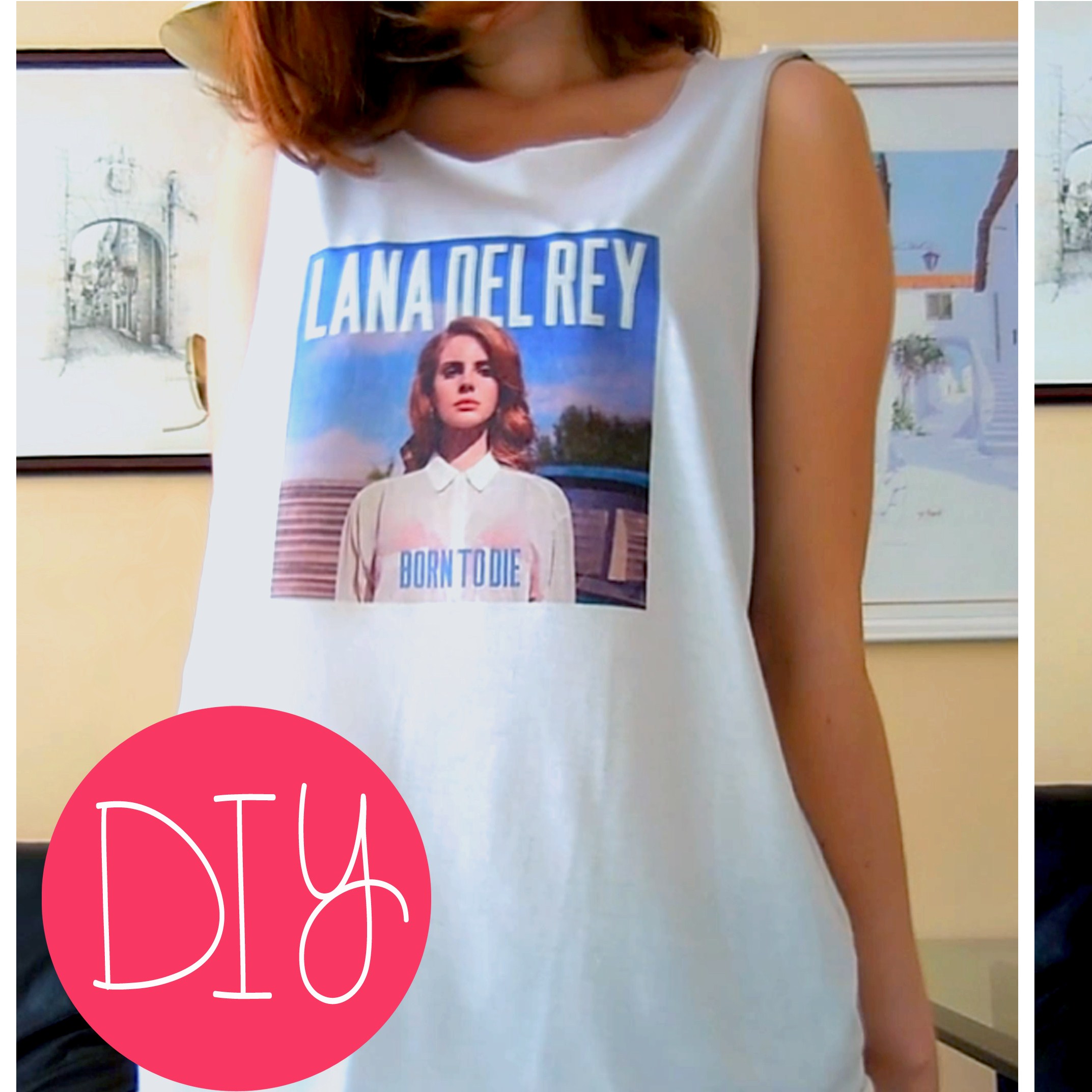 DIY FASHION ❤ Lana Del Rey GRAPHIC SHIRT!