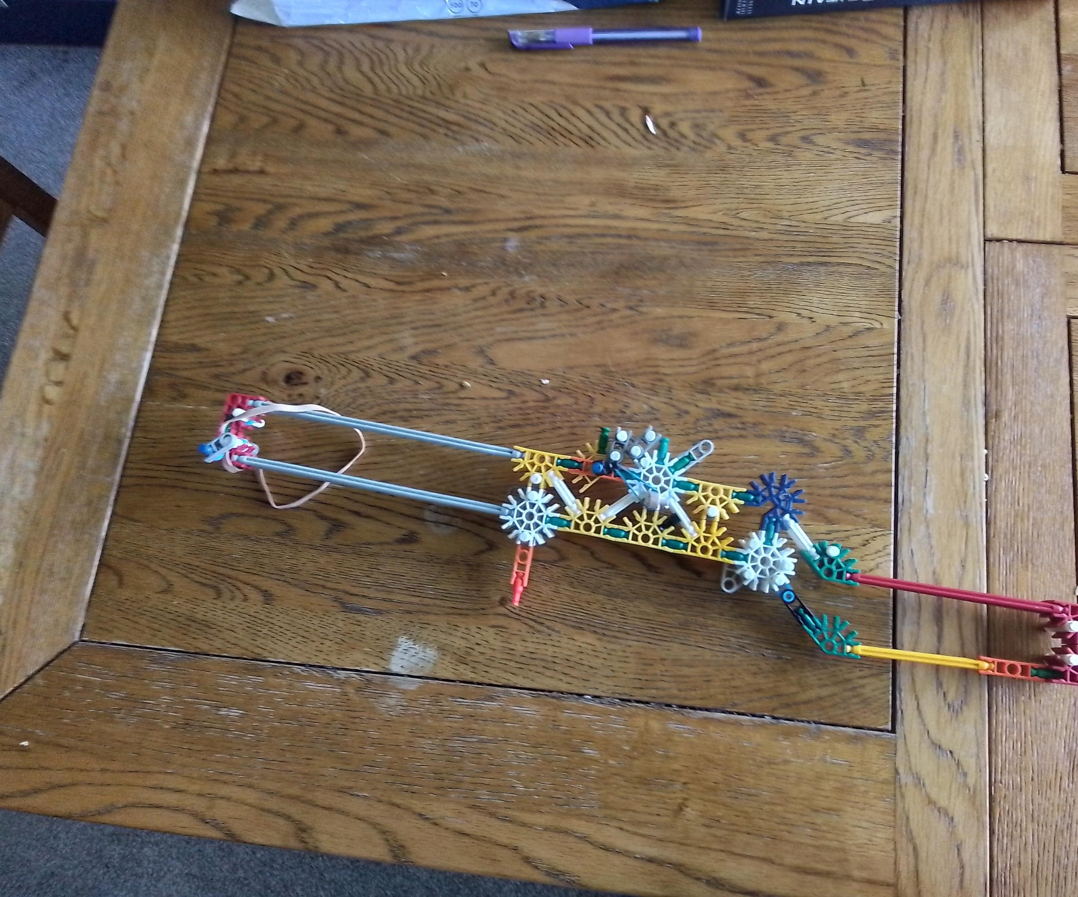Knex Paper Plane Launcher 6 Steps Instructables