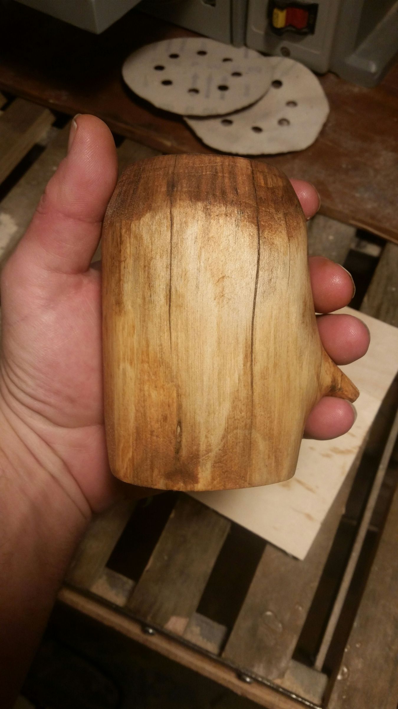 Wooden Mug From a Stick