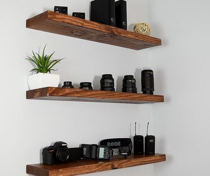 Make Your Own Floating Shelves With This Simple Technique