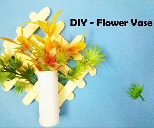 DIY Popsicle Flower Vase