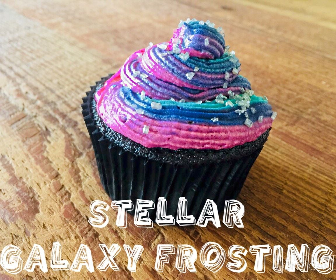 Stellar Galaxy Frosting! 4 Steps Instructables