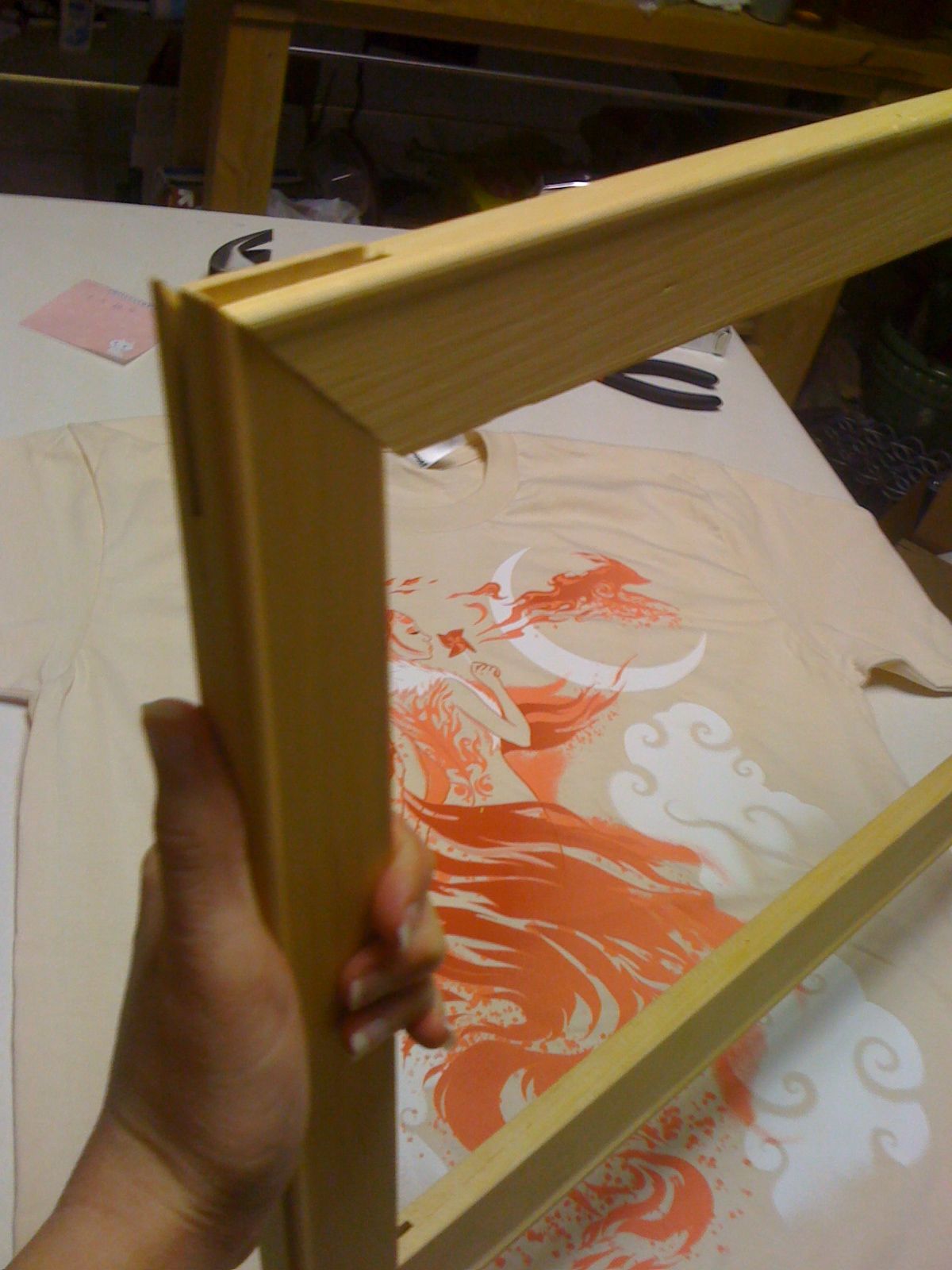 Make a Tshirt Into Hangable Art 8 Steps Instructables