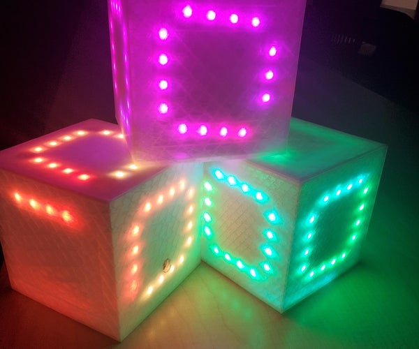 IMU Controlled LED Cube (Simon Says)