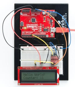 Serial LCD Test