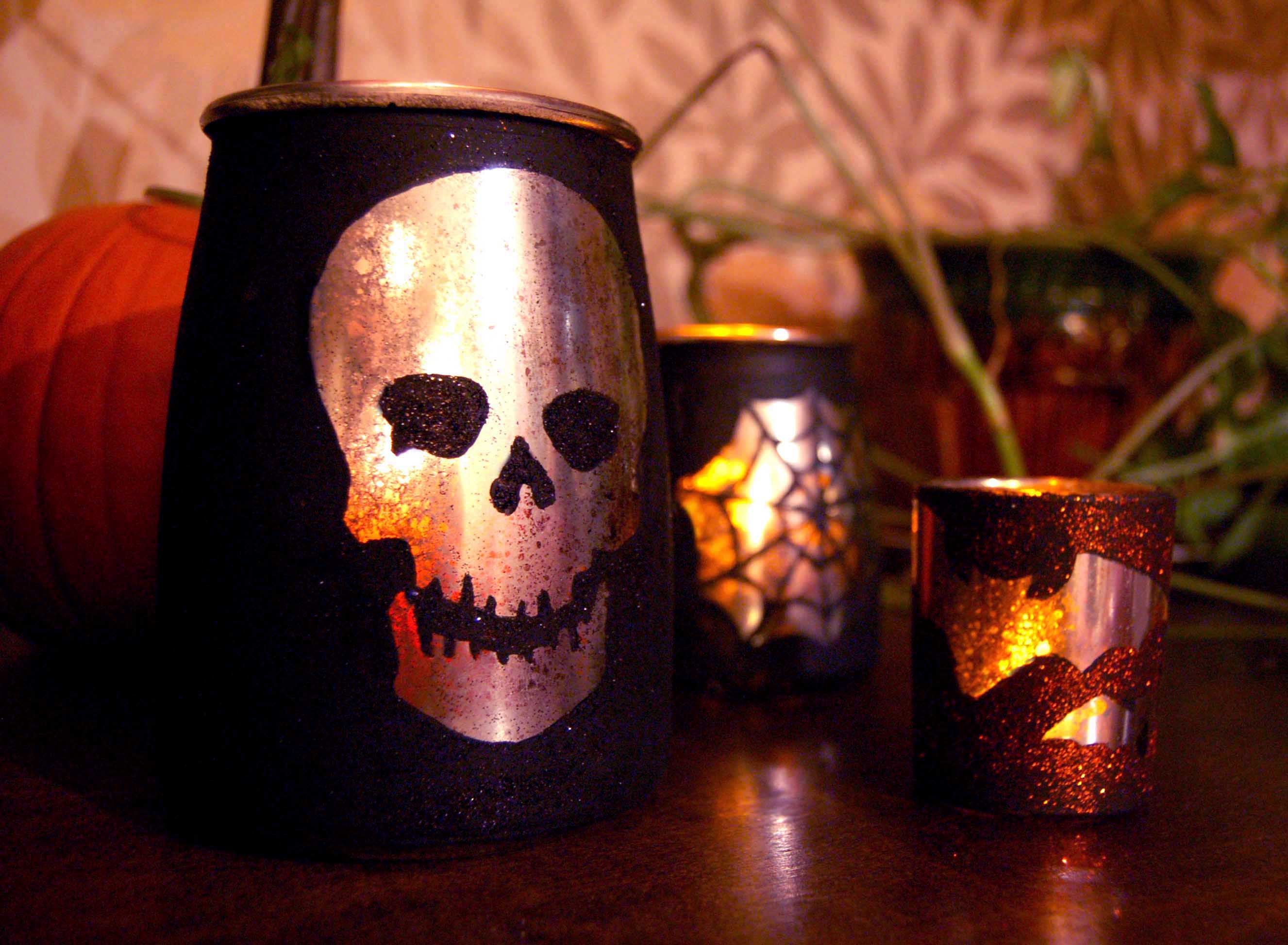 "Mercury Glass" Spooktacular Halloween Votives